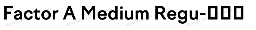 Factor A Medium Regu字体转换